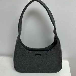 Katie Spade Wool Gray Hobo purse
